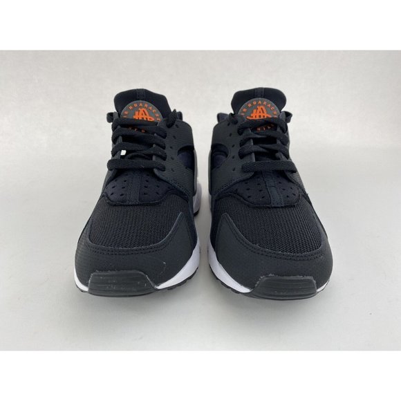 Nike Air Huarache Black Orange Men's Sneakers Shoes Grey Safety DX2659 001 - Picture 8 of 12